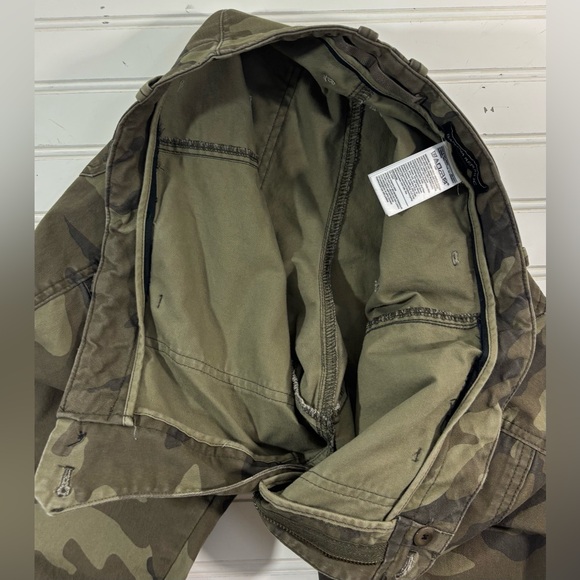 Banana Republic Slim Utility Pant Jogger Camo Womens Size 6 Zipper Ankles Casual - Picture 5 of 16